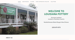 Desktop Screenshot of louisianapottery.com